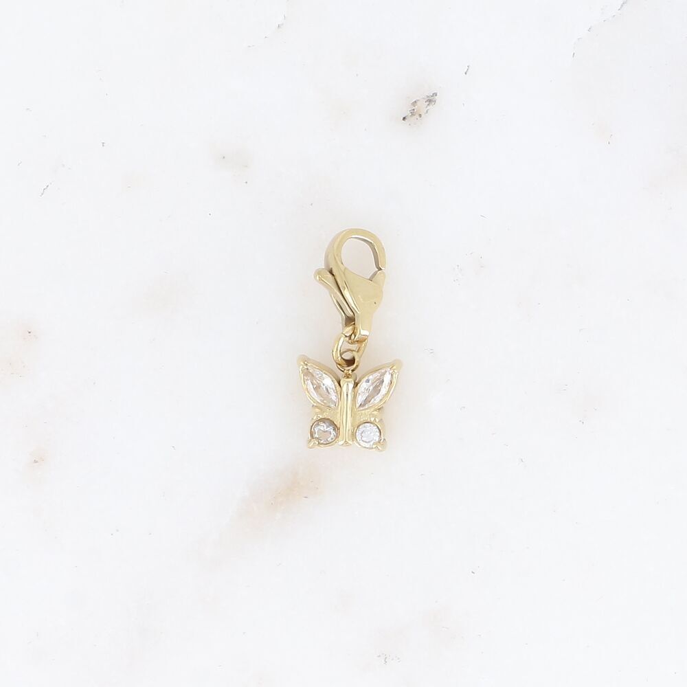 Charm - mariposa y cristales