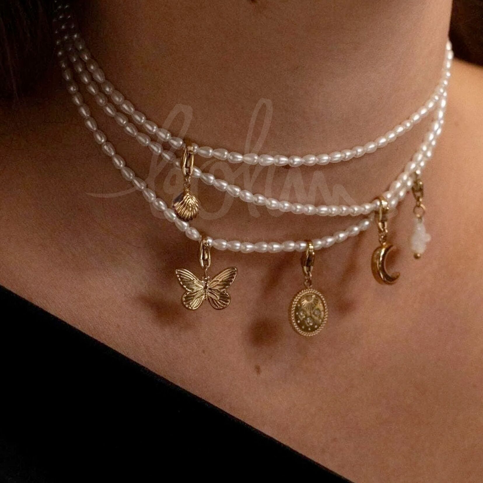 Phoebe Charm - Stainless Steel Butterfly