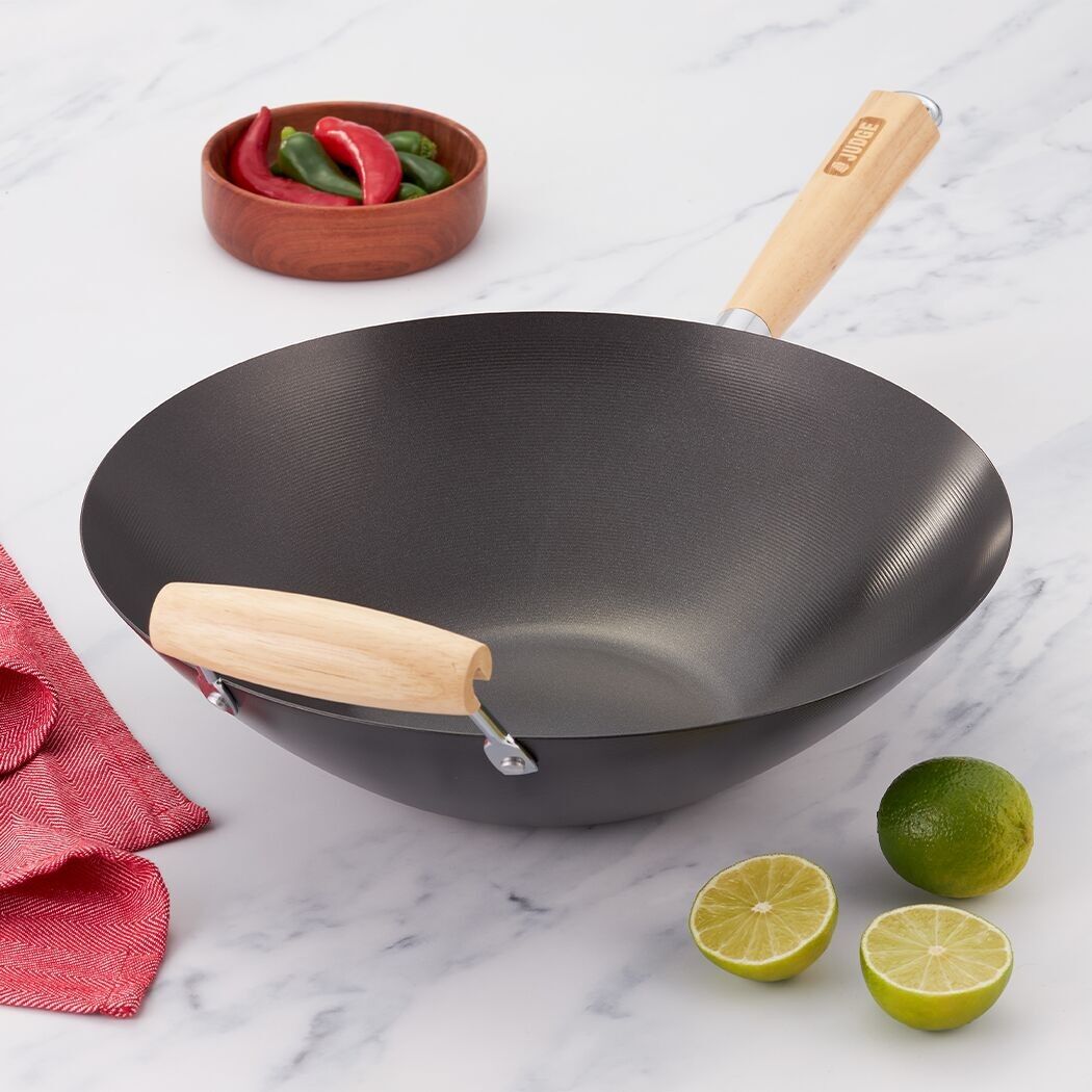 Judge Essentials Stir Fry, 33cm Wok, Non-Stick