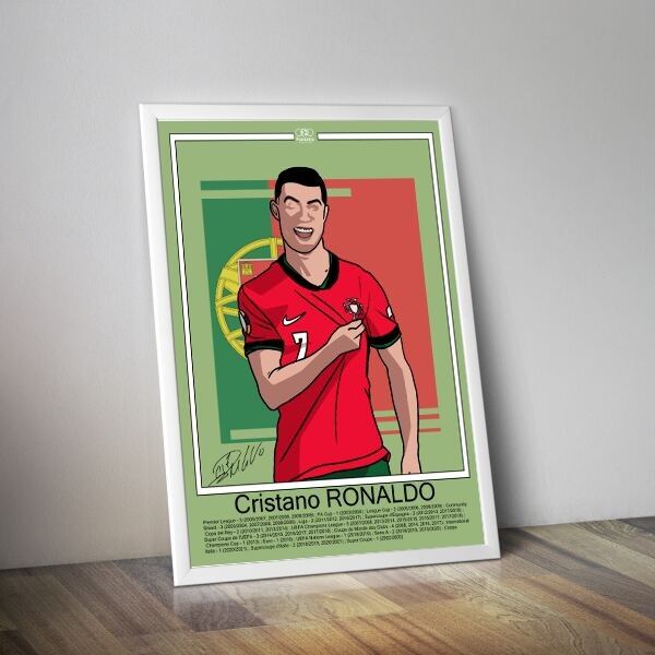 Cristiano Ronaldo-Plakatsieger I CR7-Fußballplakat