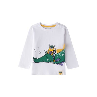 T-shirt a maniche lunghe da neonato