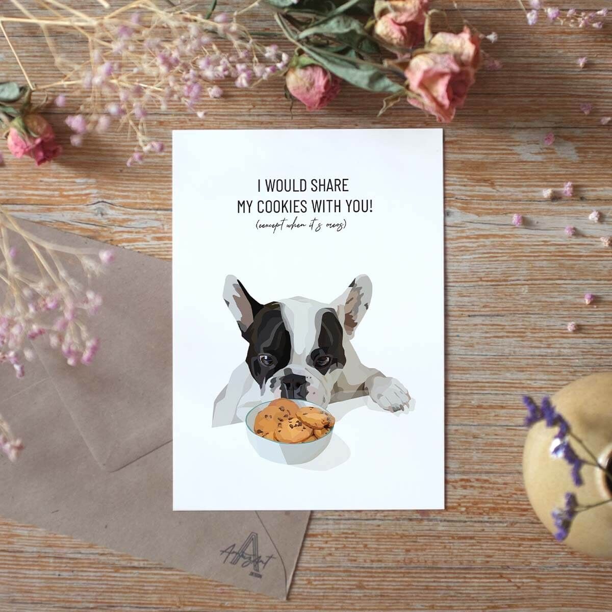 Share Cookies - Greeting Card