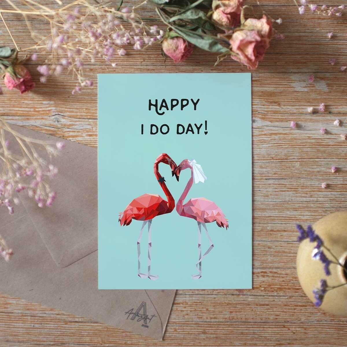 Feliz día del "Sí, quiero" - Tarjeta de felicitación