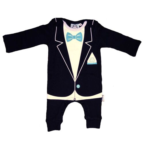 Lazy Baby, Christening, Wedding or Party Baby Outfit - Baby Grow Suit