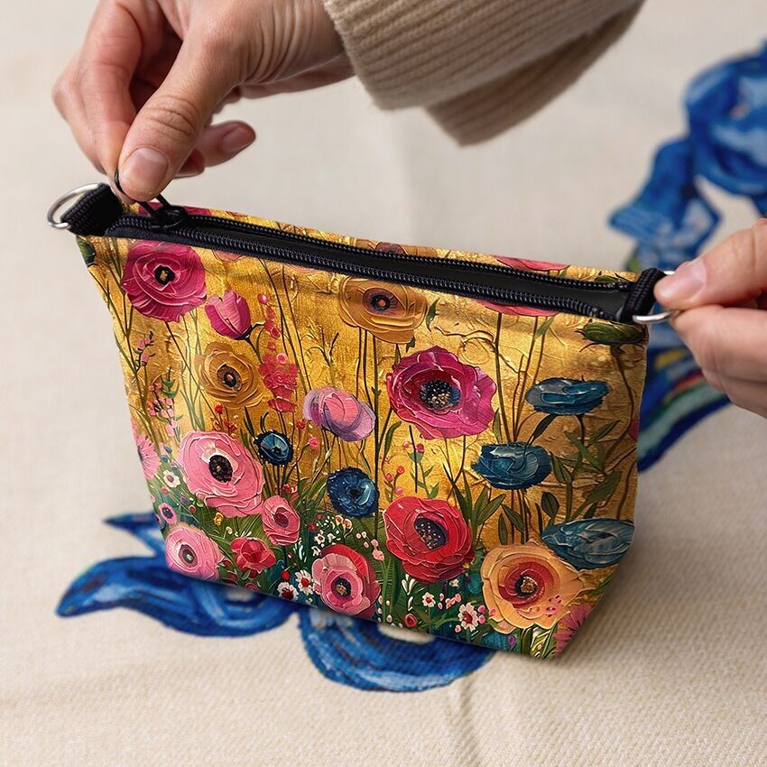 Kosmetiktasche Imagine „Blumen für Klimt“