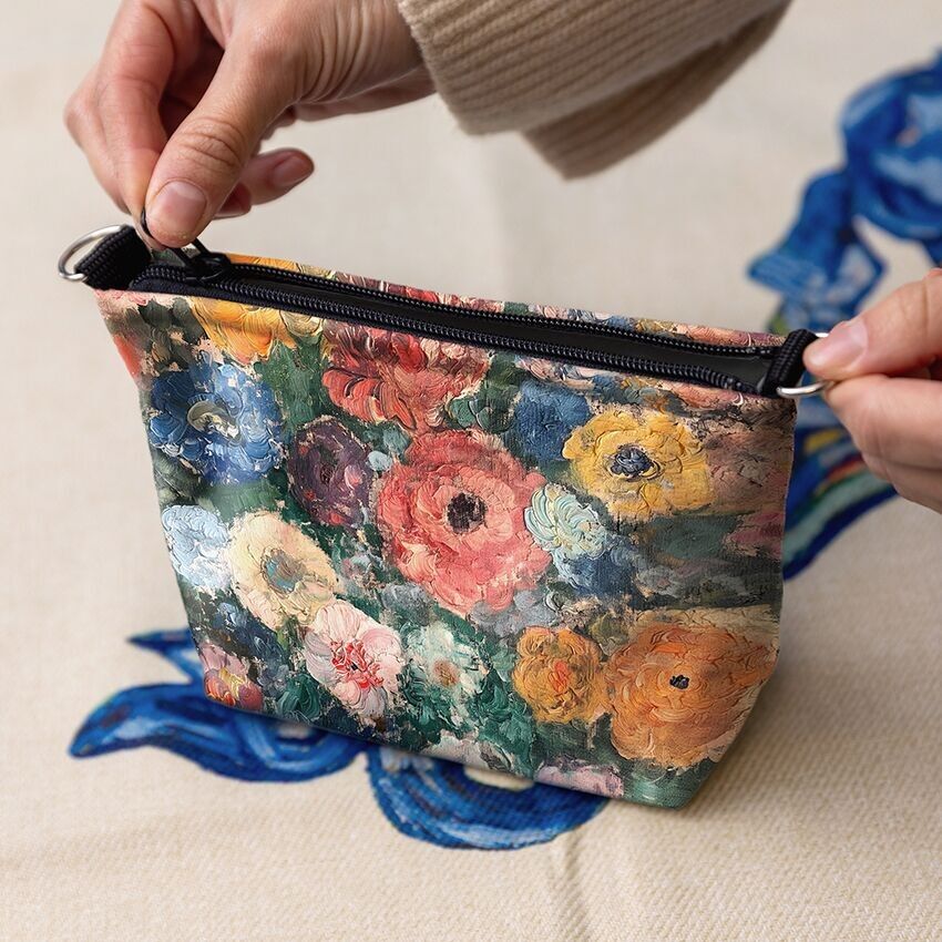 Borsa cosmetica Immagina "Fiori per Monet"