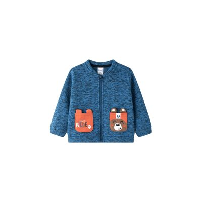 Chaqueta De Punto Perchado De Bebé Niño