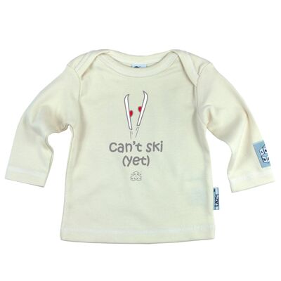 Newborn gift for Skiers - Can't ski yet