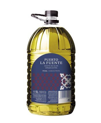 Puerto la Fuente-Boîte d'huile d'olive extra vierge de
3 unités de carafes de 5l.