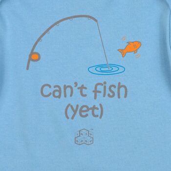Cadeau garçon nouveau-né pour les parents qui pêchent - ne peut pas encore pêcher 2