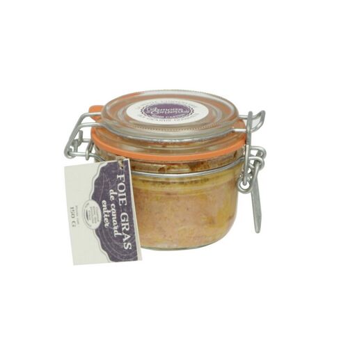 Foie gras de canard entier bocal de 150g