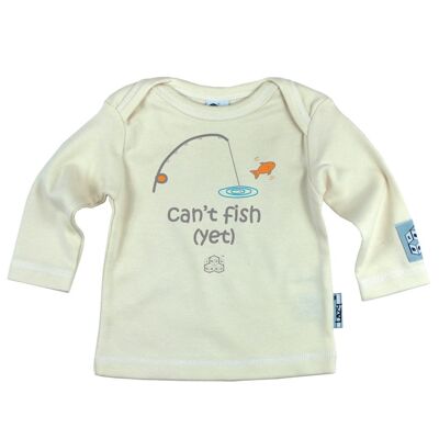 Newborn gift for parents who fish - Can't fish Yet