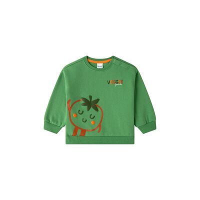 Baby Boy Brushed Knit Sweatshirt