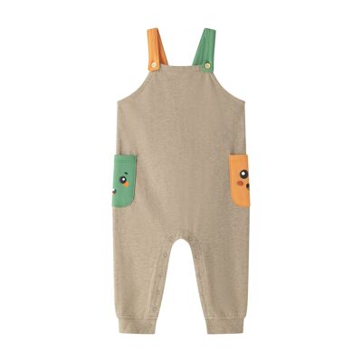 Baby Boy Terry Knit Overalls