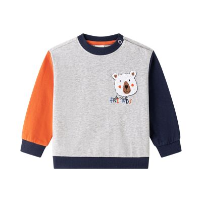 Sudadera De Punto Rizo De Bebé Niño