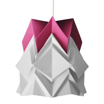 Small Two-tone Origami Pendant Light - L - Berry