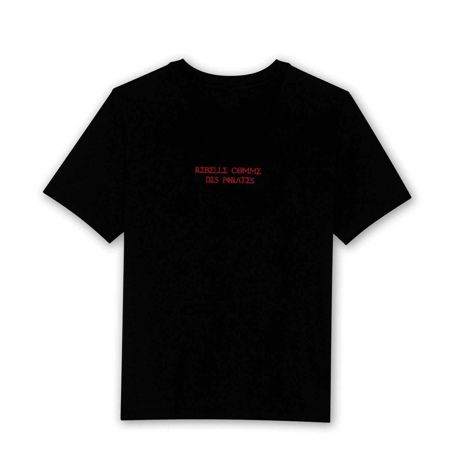 Rebel Like Pirates Schwarzes T-Shirt