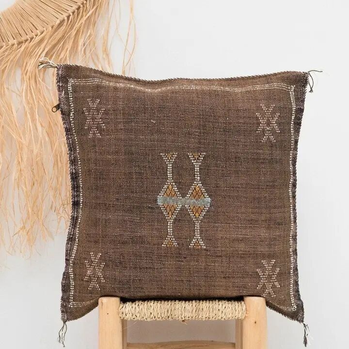 🌵 Brownie Sabra Cover - Cuscino in seta di cactus 🌵