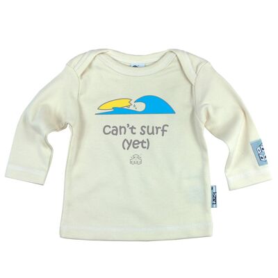 Newborn gift for baby  surfers - Can't surf   yet 0-6m