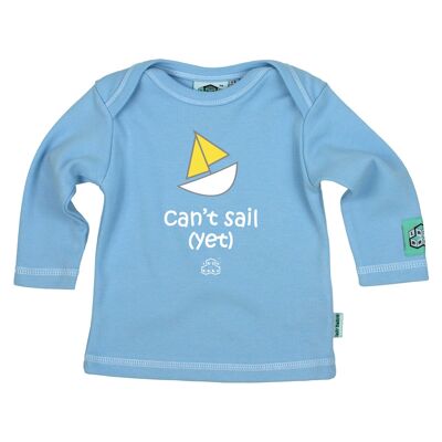 Lazy Baby Geschenk für Segler - Kann noch nicht segeln Blue T Shirt