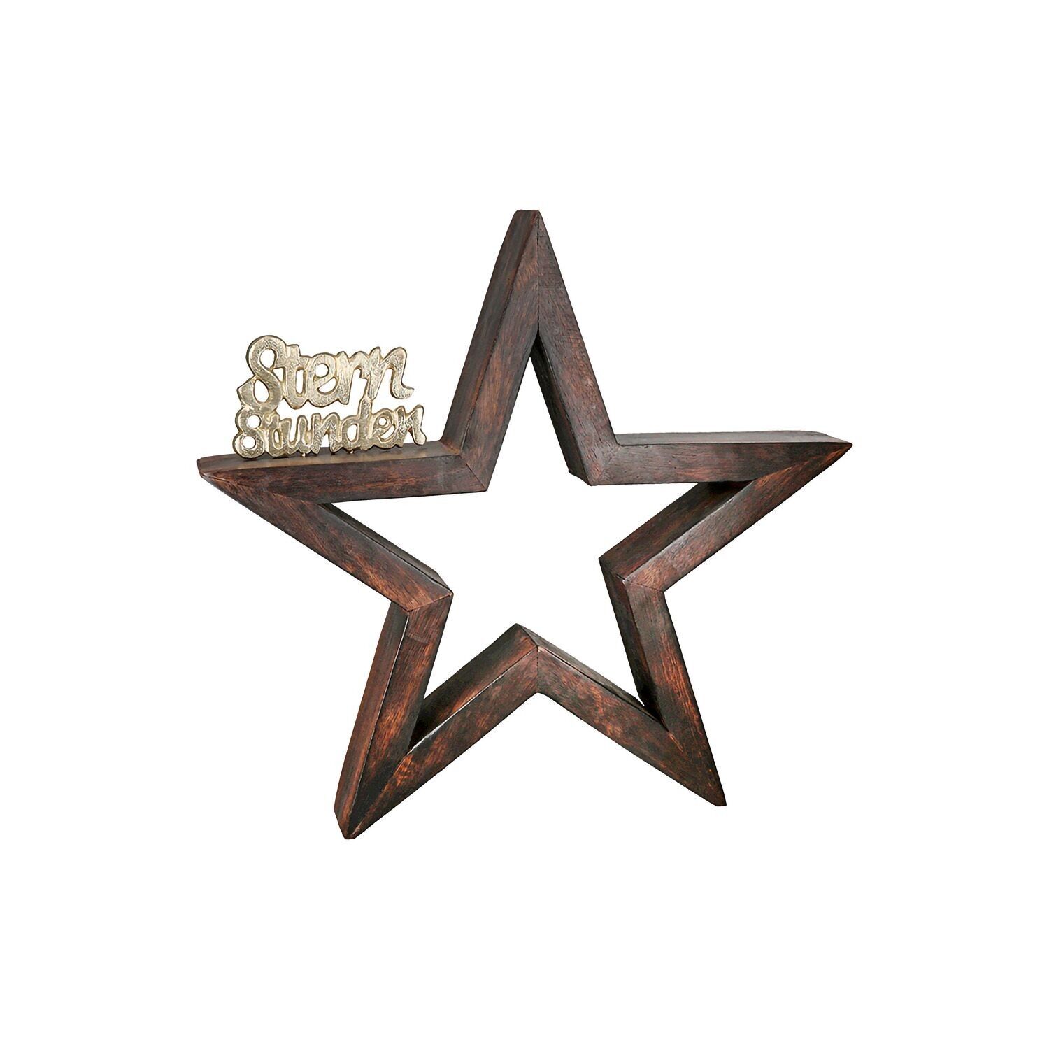 Objet déco étoile forêt magique, H.40 cm