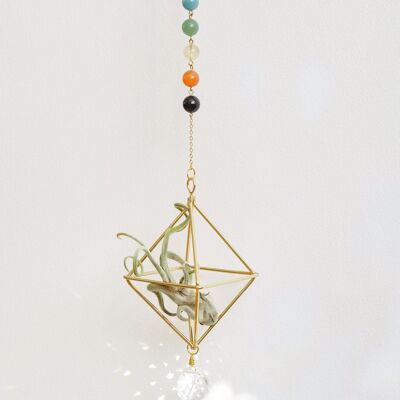 7 Chakra Crystal Airplant Suncatcher