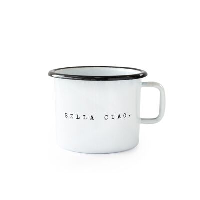 Tazza smaltata BELLA CIAO
