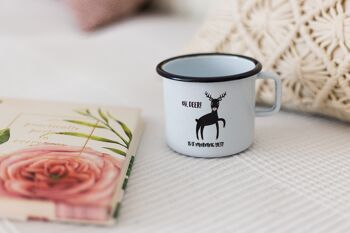 Mug émaillé OH DEER 6