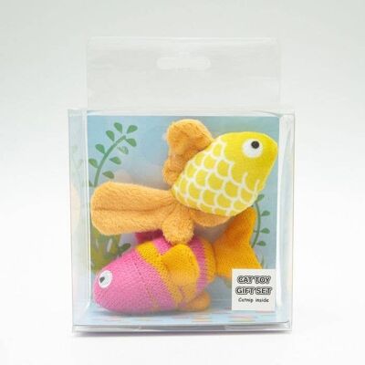 Coffret cadeau poisson jouets pour chats