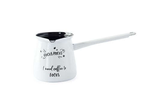 Enamel coffee pot HOCUS POCUS