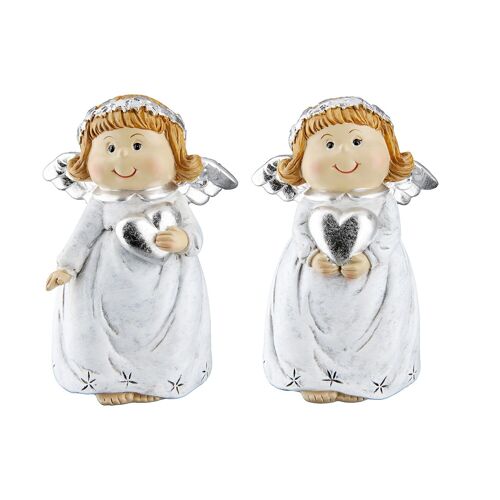 Figur Engel Emma 2fach sortiert, H.17 cm