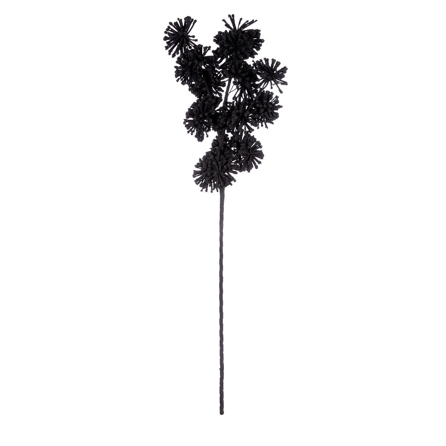 Foam Flower Bulb, schwarz H.90 cm