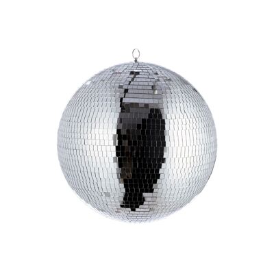 Bola de discoteca colgante color plata H.52cm