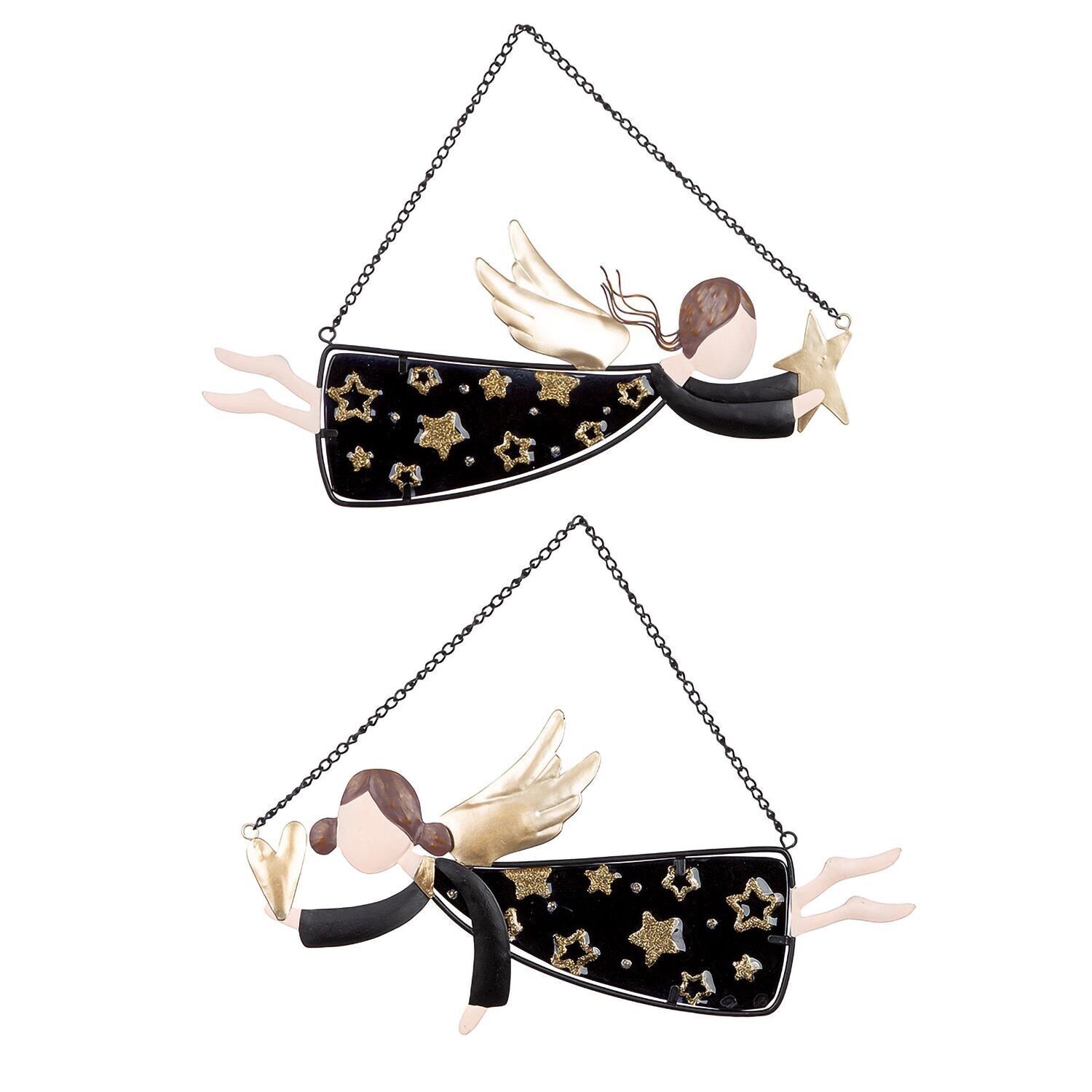 Appendino Angel Angel Lina 2 pieghe assortiti, H.15 cm