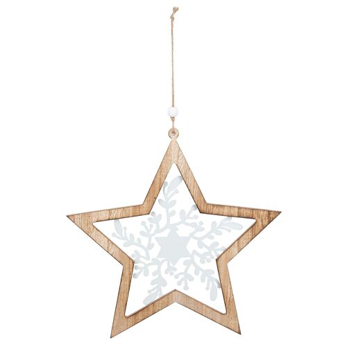 Hänger Stern Mistelzweig, H.45 cm