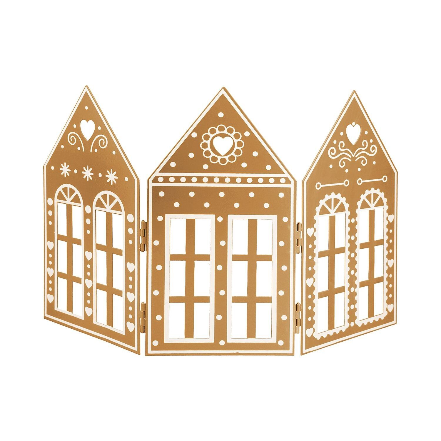 Stand relief gingerbread house, H.16cm