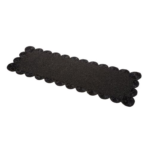 Tischläufer "Nuit", schwarz H.0,5 cm