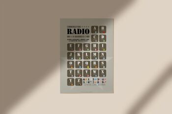 Affiche Alphabet Radio, Code Morse et Pavillons Maritimes 2