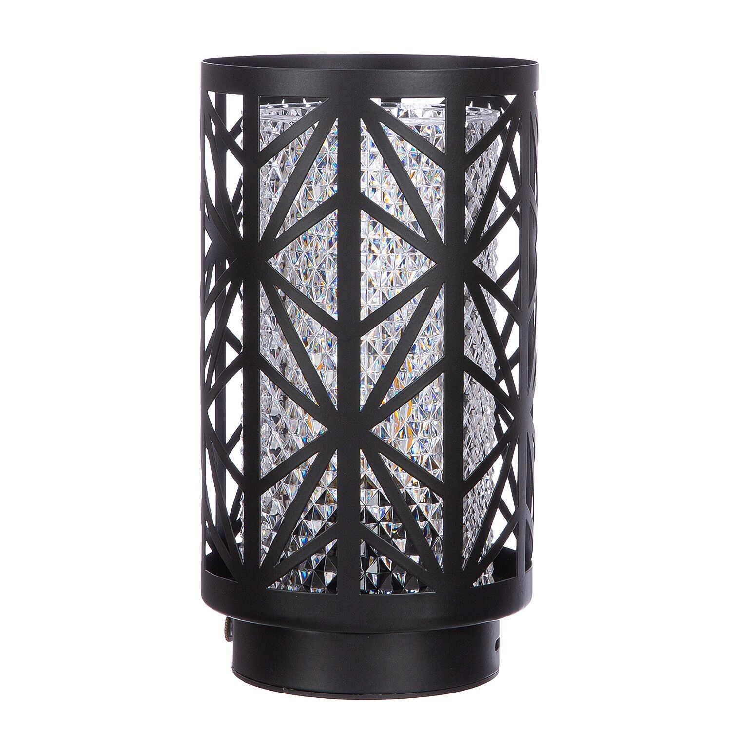 Lanterna (LED) cristallo, H.23 centimetri