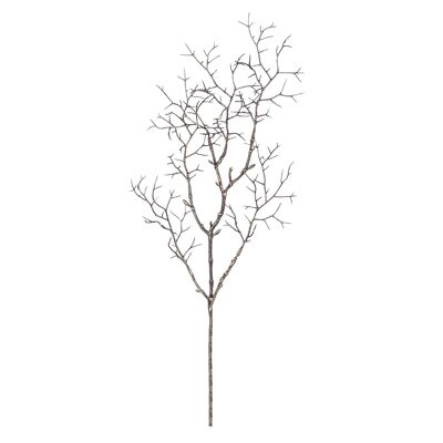 Branche ramifiée, de couleur dorée ; noir H.50 cm