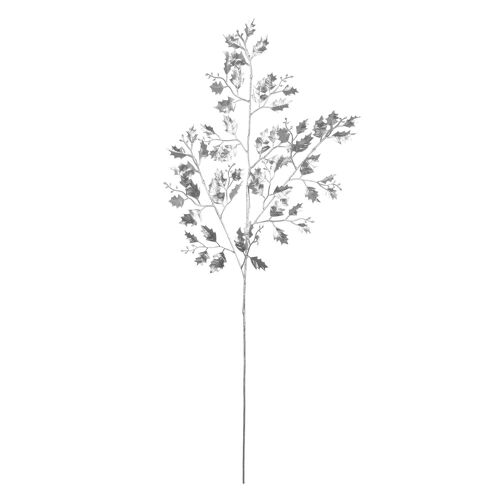Zweig "Illex", silberfarben H.82 cm