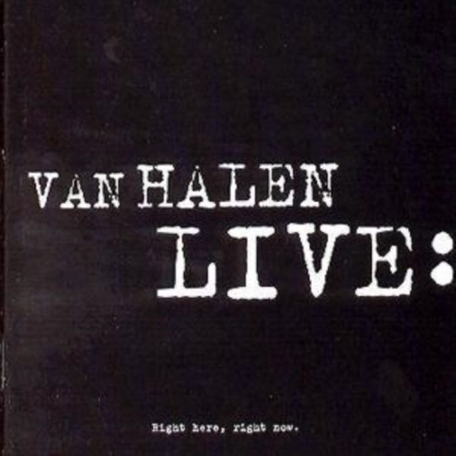 Van Halen 2CD - Live - Proprio qui, proprio ora