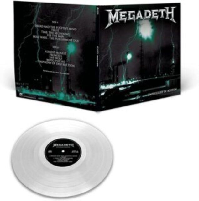 Megadeth LP-Vinylplatte – Unplugged In Boston (klares Vinyl)