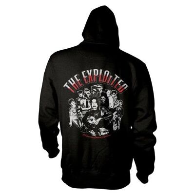 Felpa con cappuccio Exploited - Barmy Army (Nero)