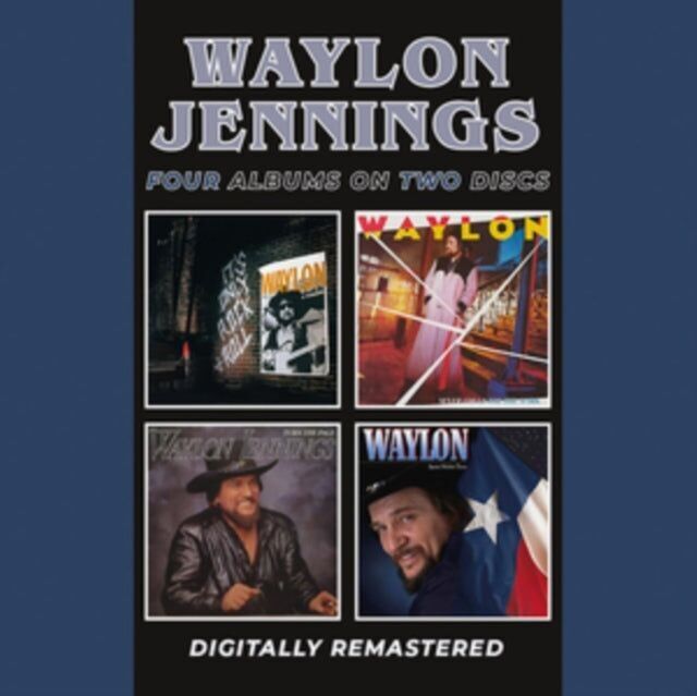 CD di Waylon Jennings - È solo rock & roll / Non sono mai riuscito a raggiungere il traguardo / Gira pagina / Dolce madre Texas