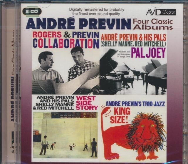 CD de Andre Previn: cuatro álbumes clásicos (West Side Story, Collaboration, King Size y Pal Joey)