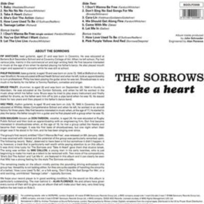 Sorrows LP - Take A Heart (+Bonus Tracks)