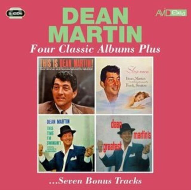 CD de Dean Martin: cuatro álbumes clásicos más (Este es Dean Martin / Sleep Warm / Esta vez estoy balanceándome / Lo mejor de Dean Martin)