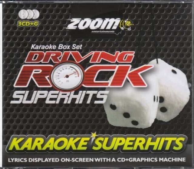Zoom Karaoke-CD – Karaoke-Superhits: Driving Rock Superhits Box Set (CD+G)