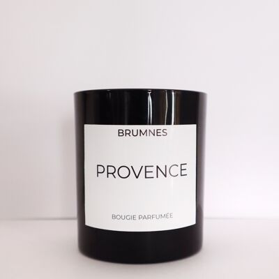 Bougie Parfumée Provence - Lavande & Jasmin Fleuri - Mélange de Cire de Soja - 60 heures